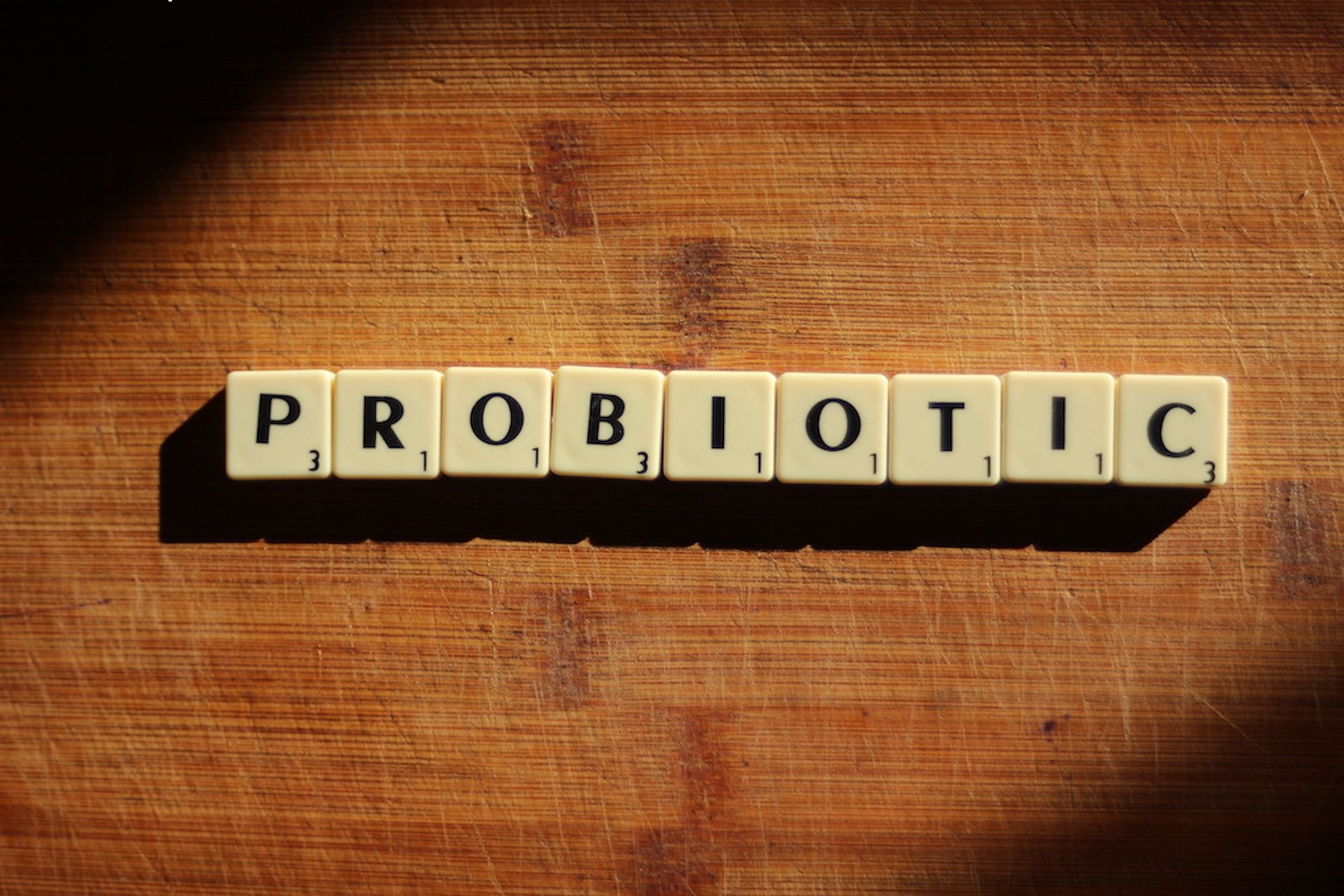 Probiotic supplement capsules for a story about gut health and bowel regularity